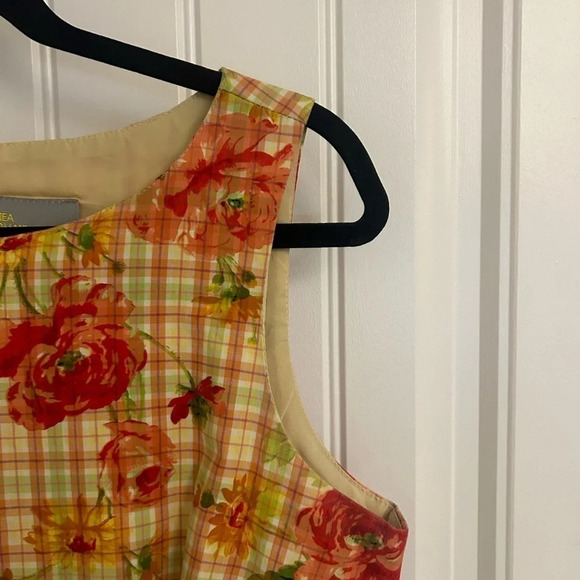 Linea Domani  size 14 cotton shift dress excellent condition - Picture 4 of 6